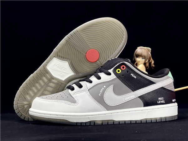 Men's Dunk Low SB White/Grey Shoes 0141 Men's Dunk Low SB White/Grey Shoes 0141
